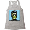 frankenstein pop art Racerback Tank