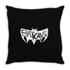 batcave goth logo Throw Pillow