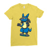 aura peeker Ladies Fitted T-Shirt