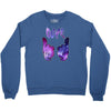 galaxy cartoon hands dope Crewneck Sweatshirt