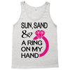 sun, sand &amp; a ring on my hand Tank Top