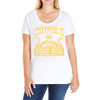 chuck's texan grill Ladies Curvy T-Shirt