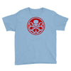 red skull logo avengers marvel comics gift Youth Tee