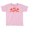 my zombie killing t shirt Toddler T-shirt