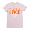 pumpkin space af Ladies Fitted T-Shirt