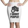 i shoot people t shirt funny photographer tee camera photography digit Pencil Skirts