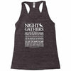 night's watch vow got christmas Racerback Tank