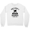 This is What a Badass Grandpa Looks Like Crewneck Sweatshirt