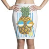 pineapple sunbathe Pencil Skirts
