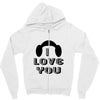 i love you and i know Zipper Hoodie