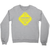 warning may...talking about fishing Crewneck Sweatshirt