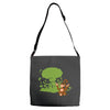 apathetic in the face of certain annihilation Adjustable Strap Totes