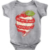 you are the apple of my eye Baby Onesie
