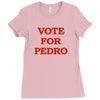 vote for pedro ringer t shirt napoleon dynamite ninja skills Ladies Fitted T-Shirt