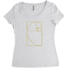 golden spiral Women's Triblend Scoop T-shirt