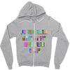 ONE DAY SOMAONE IS GOING TO HUG YOU SO TIGHT THAT ALL OF YOUR BROKEN P Zipper Hoodie