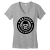 badass bad angry primate 2 Women's V-Neck T-Shirt