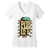 pop off Women's V-Neck T-Shirt