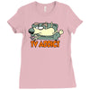 tv addict Ladies Fitted T-Shirt