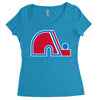 quebec nordiques Women's Triblend Scoop T-shirt