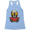 watermelon skull Racerback Tank
