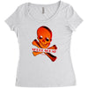 skull squad Women's Triblend Scoop T-shirt