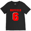 baker mayfield new jersey number V-Neck Tee