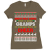 santa only comes once a year gramps is always here to cheer Ladies Fitted T-Shirt