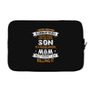 Super Cool Son Of A Freaking Awesome Mom Laptop sleeve