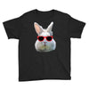 Easter Bunny Face Too Hip To Hop Youth Tee