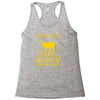 ugly sweater party beer bear funny Racerback Tank