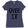 over it slim fit Ladies Fitted T-Shirt