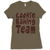 cookie baking team Ladies Fitted T-Shirt