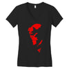 hellboy comic superhero cool Women's V-Neck T-Shirt