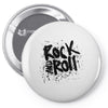 rock music r Pin-back button