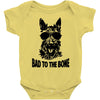 bad to the bone Baby Bodysuit
