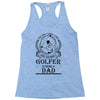 Golfer Dad Racerback Tank
