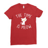 Meow Ladies Fitted T-Shirt