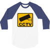 as seen on cctv chav rude,funny,cool,modern,fun 3/4 Sleeve Shirt
