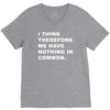i think, therefore V-Neck Tee