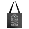 Golfer Pop Pop Tote Bags