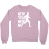 new year, new me running fitness Crewneck Sweatshirt