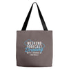 weekend ... drinking .. Tote Bags