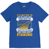 Sit In Church And Think About Fishing V-Neck Tee