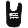 american flag sticker vinyl decal   usa stars united states country ca Baby Bibs