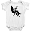 Wolf And Human Baby Bodysuit