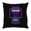 value secret santa gift Throw Pillow