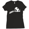 jdm panda Ladies Fitted T-Shirt