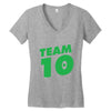 team 10 Women's V-Neck T-Shirt