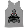 I Am Bulldog Actually In A Very Commited Relationship Tank Top